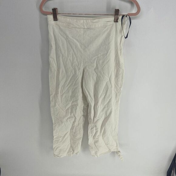 Revolve Majorelle Brexley Womens White Preowned Cropped Trouser Pant Small - Picture 5 of 7